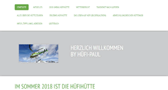 Desktop Screenshot of huefipaul.ch